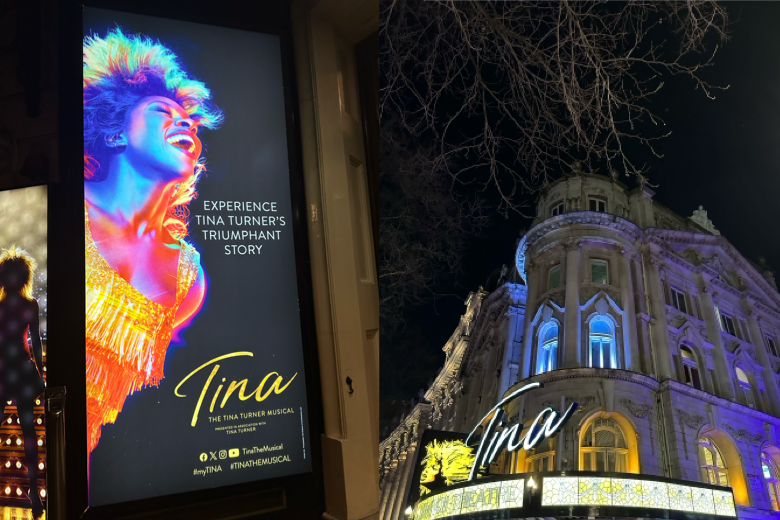 Theatre showing the tina turner musical