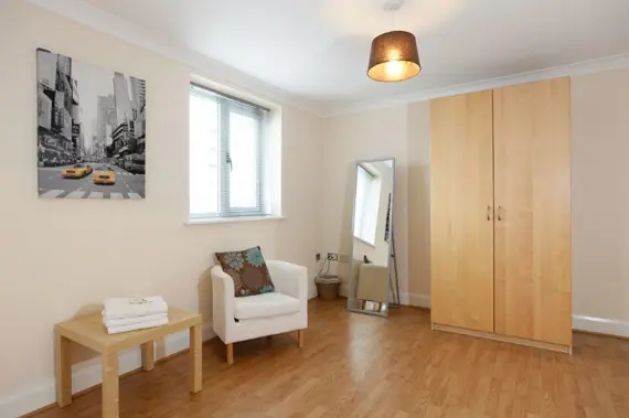 There is good storage space