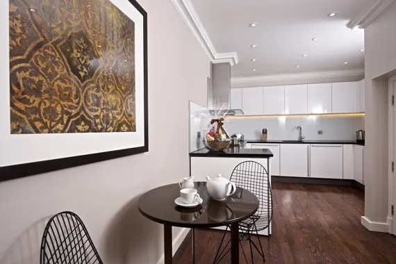 A spacious, modern family kitchen