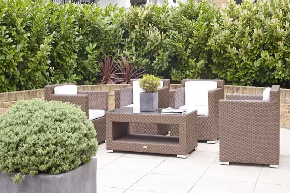 The lovely garden space available