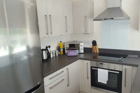 A neat little kitchen at Skyline.