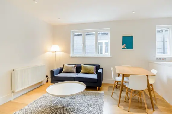 A touch of style while the smooth wooden floors bring a homely feel