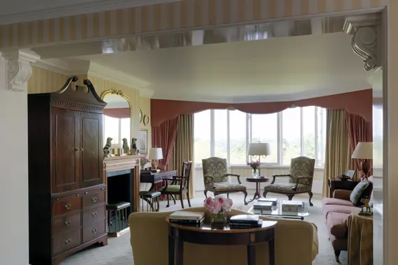 A stunning, bright living area