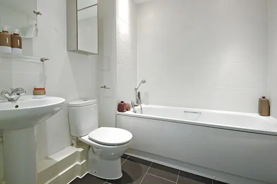 White bathroom