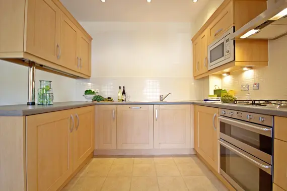 Modern kitchens with storage space