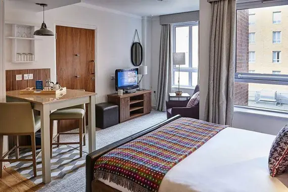 A typical studio apartment