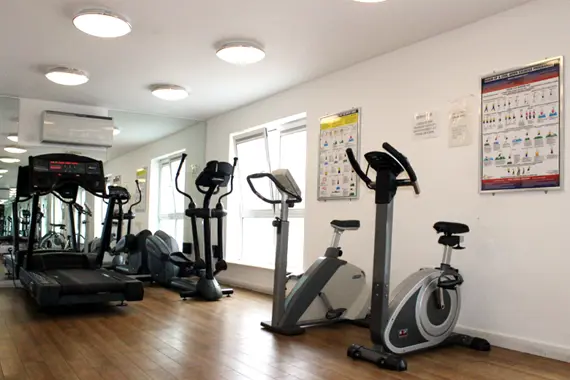 The gym available when staying Centro Apartments