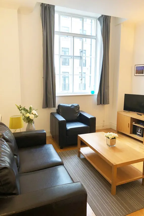 A spacious and gorgeous living area