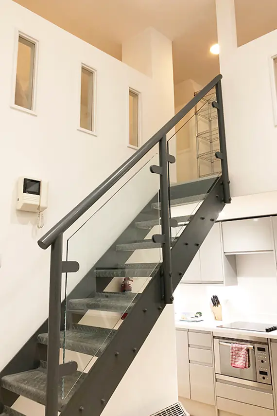 Stairs to the bedroom