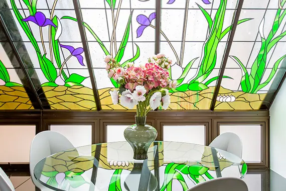 Lovely decorative detail in a two bedroom standard apartment