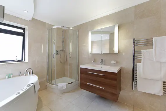 Neutral colours in this four bedroom penthouse in Mayfair