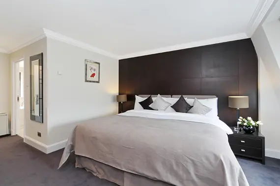 A typical bright and contemporary four bedroom penthouse at Mayfair House