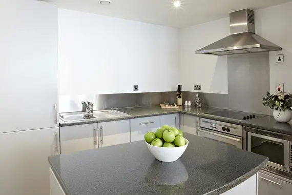 A fully equipped kitchen to cook those special meals at home