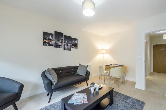 A simple and elegant living room