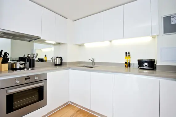 A chic, modern kitchen