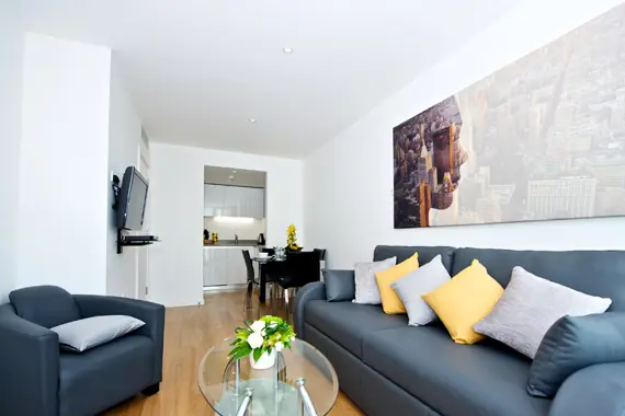 A lovely, modern living space