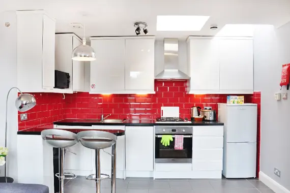 Lovely bright kitchen space
