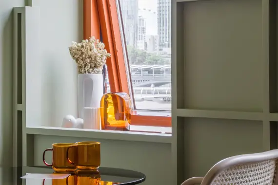 A studio with a view!