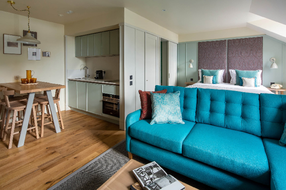 Deluxe Open Plan Studio Apartment in Abbey Strand