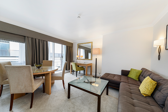 Desk space and dining room table available