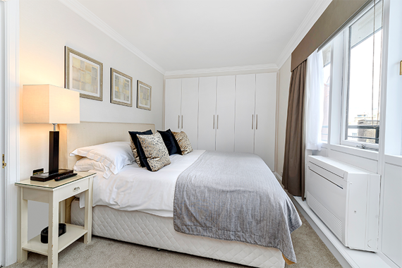 Decorative details in a luxury two bedroom at Cheval Knightsbride