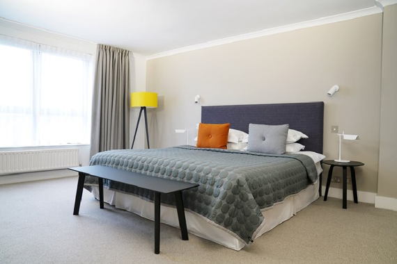 A rather spacious room in the one bedroom units