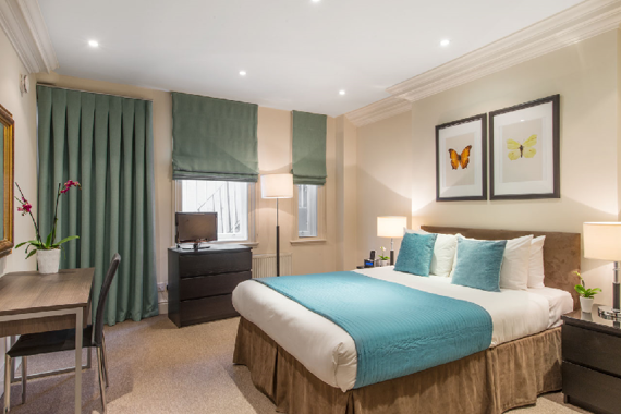 A colourful Master Bedroom