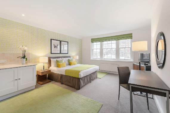 A relaxing and quiet bedroom