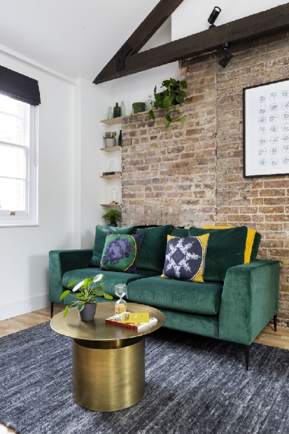 A cool and funky living room