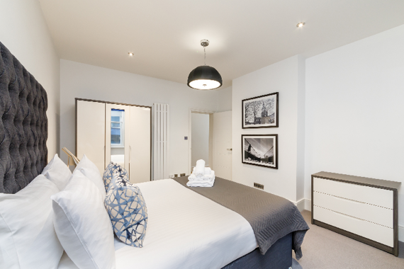 A calming one bedroom apartment