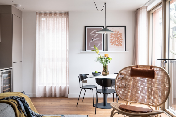 A beautiful and comfortable lounge area