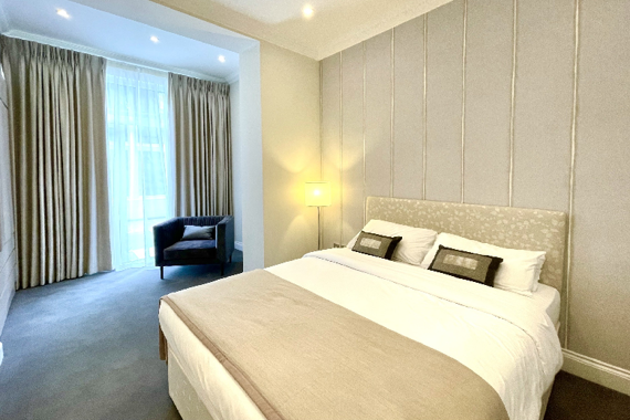 A calming Deluxe Two Bedroom apartment