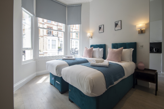 Some apartments can be made into a twin!