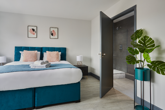 Some apartments can be made into a twin!