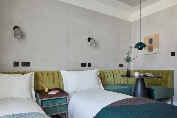 Twin beds are also available at Kingsland Locke!