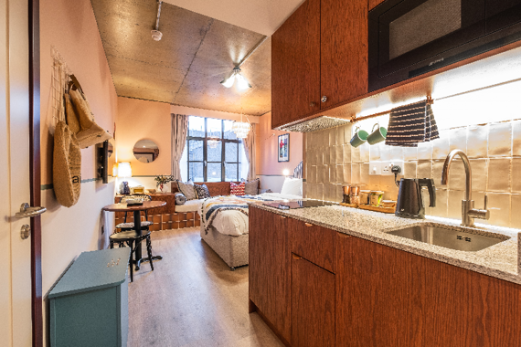 Most apartment come with a kitchenette