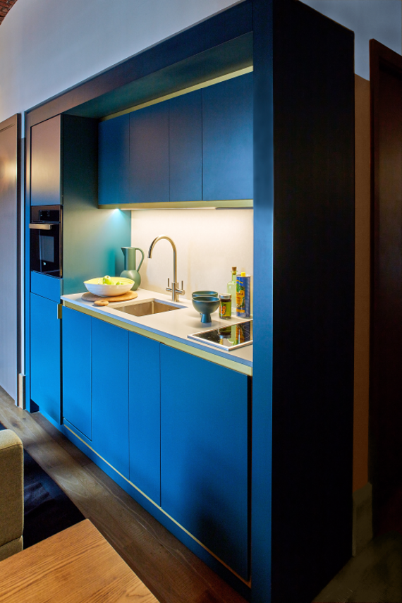 One bedroom apartment fully equipped kitchen