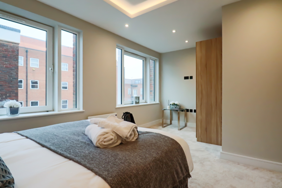 Spacious and comfortable double bedroom