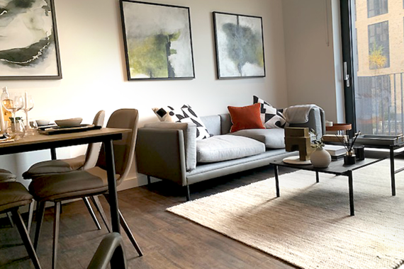 Light and modern living room