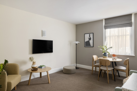 A stylish and elegant apartment