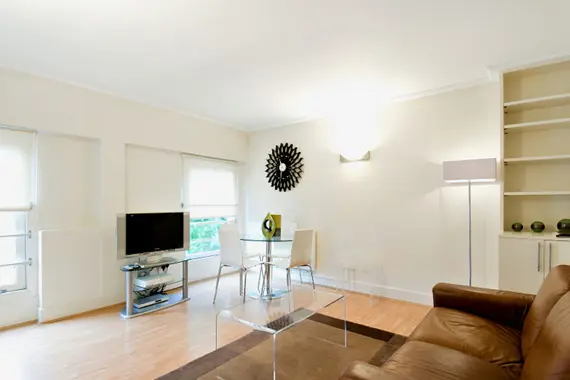 A bright and spacious living area at Albert Street