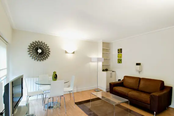 A bright, spacious living area