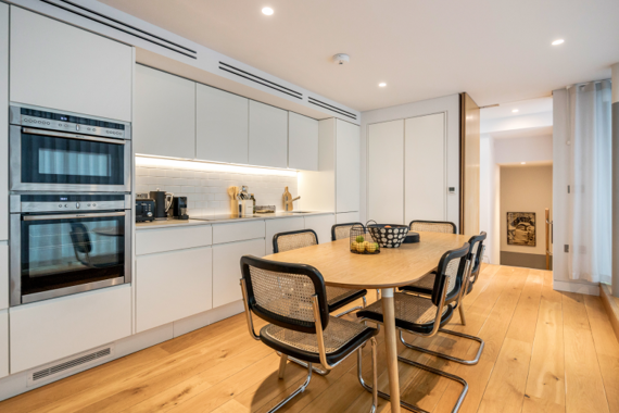 Enjoy the beauty of a beautifully finished open-plan living and kitchen area