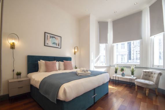 A beautiful and comfortable bedroom