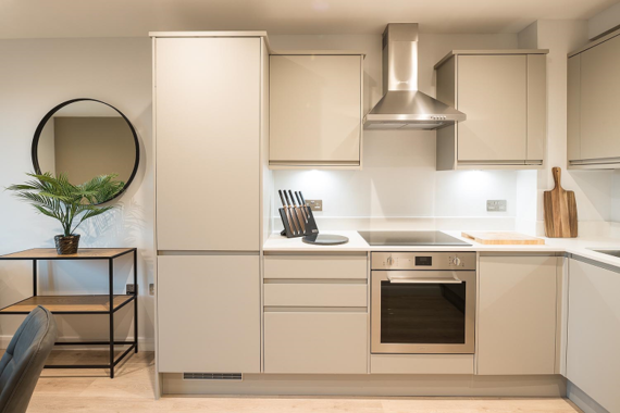 A stunning fully equipped kitchen