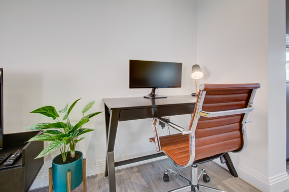 Working from home? Desk in most of the units