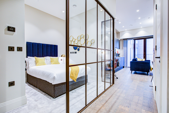 Open Space Bedroom with stylish decor