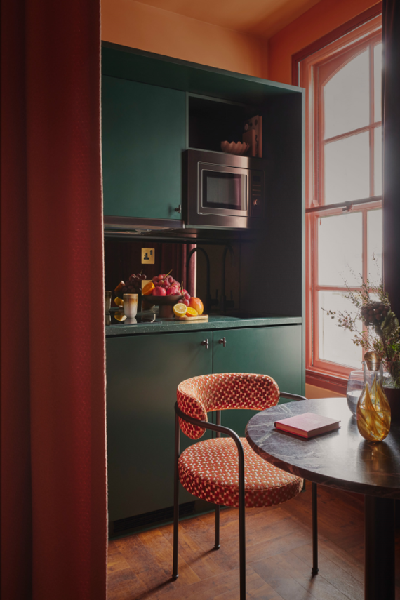 Sleek and functional kitchen, designed with efficiency and practicality in mind