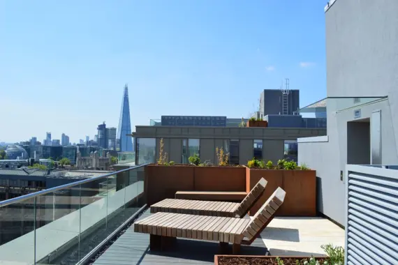 Panoramic views in selected apartments