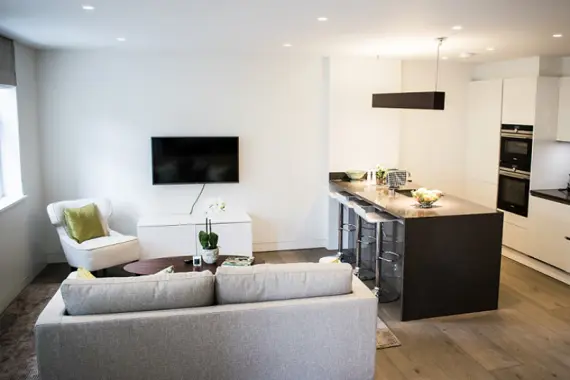 Well-appointed living room providing a comfortable space to relax and unwind